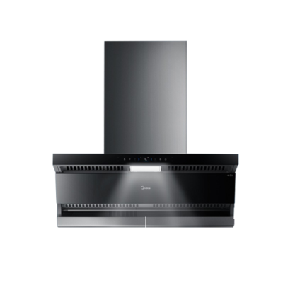 美的 吸油烟机 25立方min大吸力 顶侧双吸